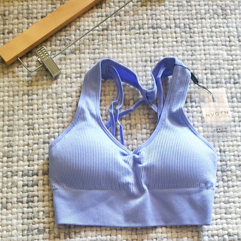 NVGTN Periwinkle Galaxy Sports Bra Medium